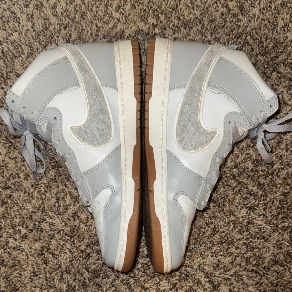 Nike Gray High-Top Athletic Shoes - Picture 11 of 13